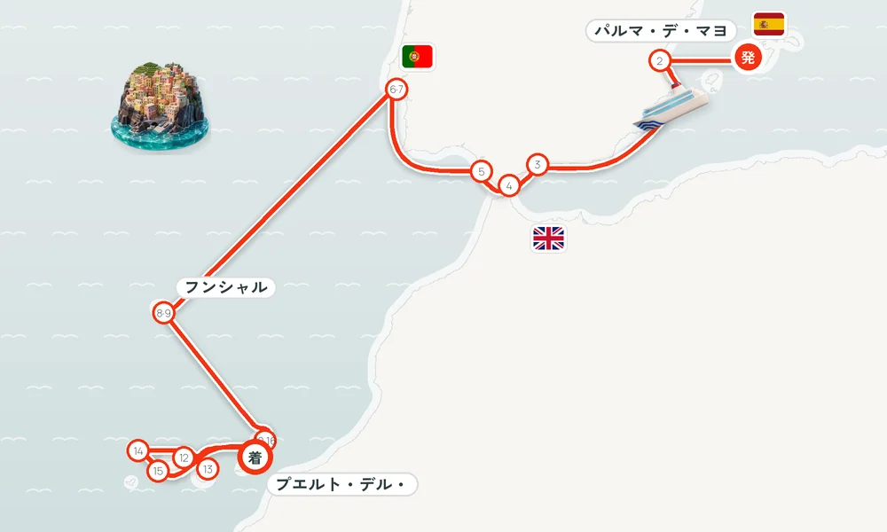 航路マップ