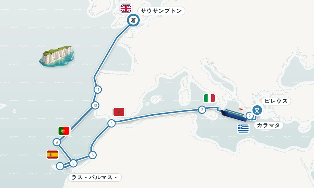 航路マップ