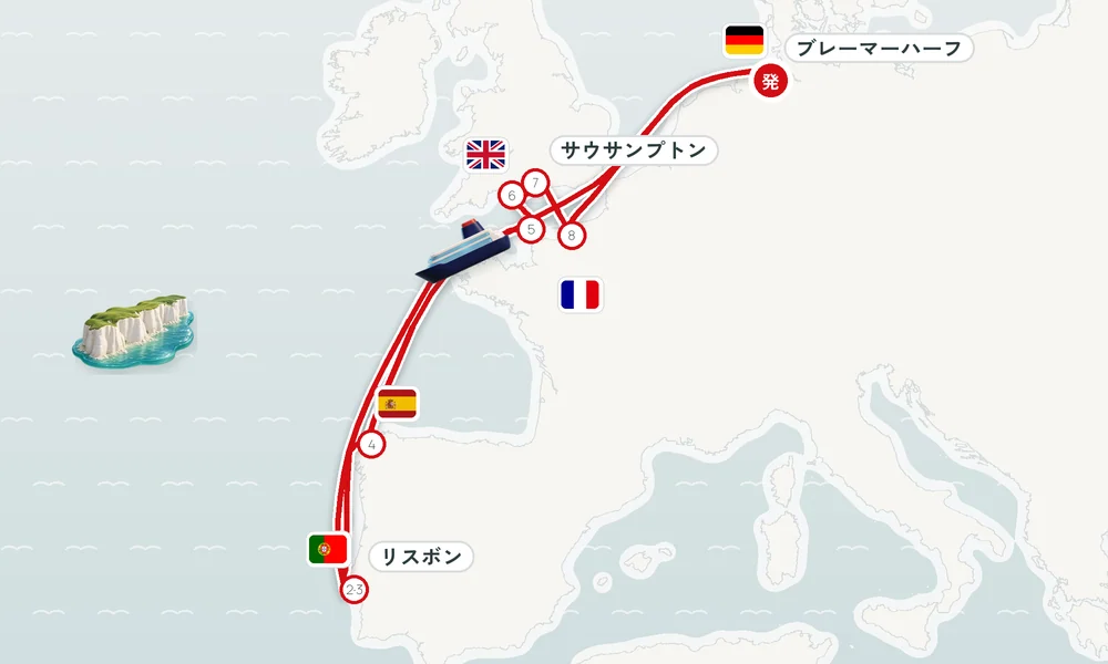 航路マップ