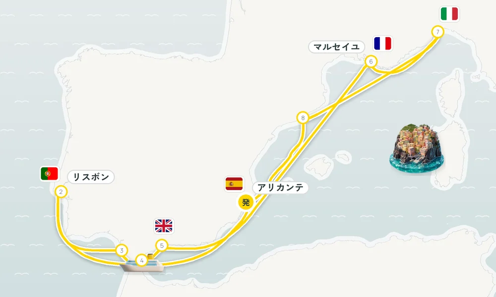 航路マップ