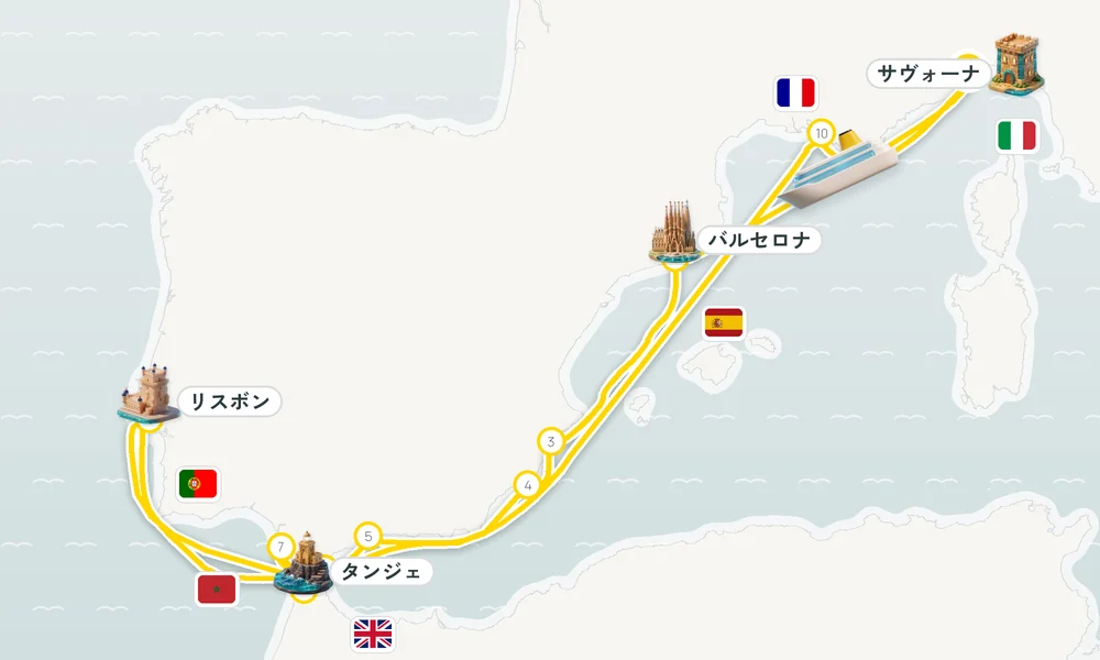 航路マップ