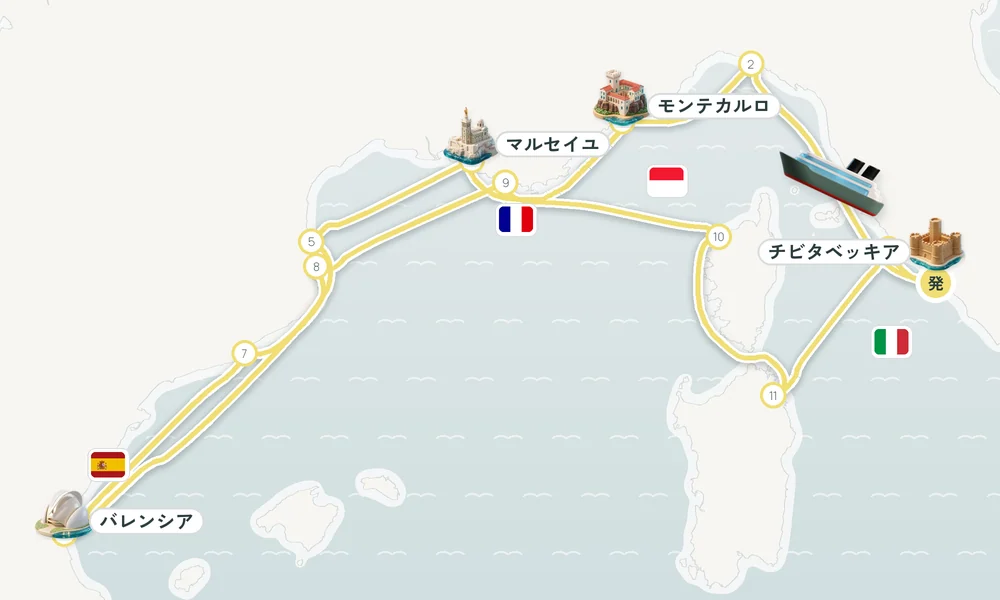 航路マップ