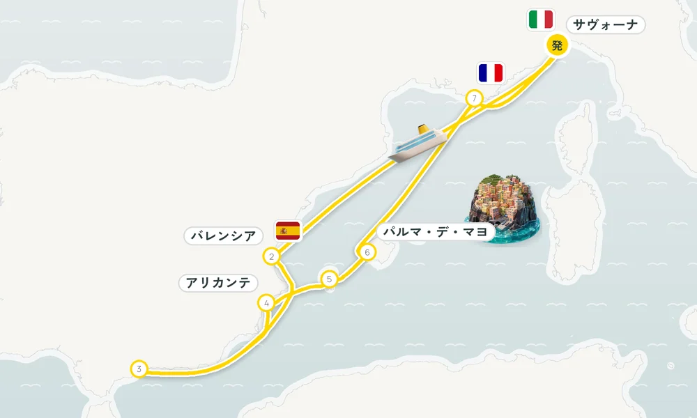 航路マップ