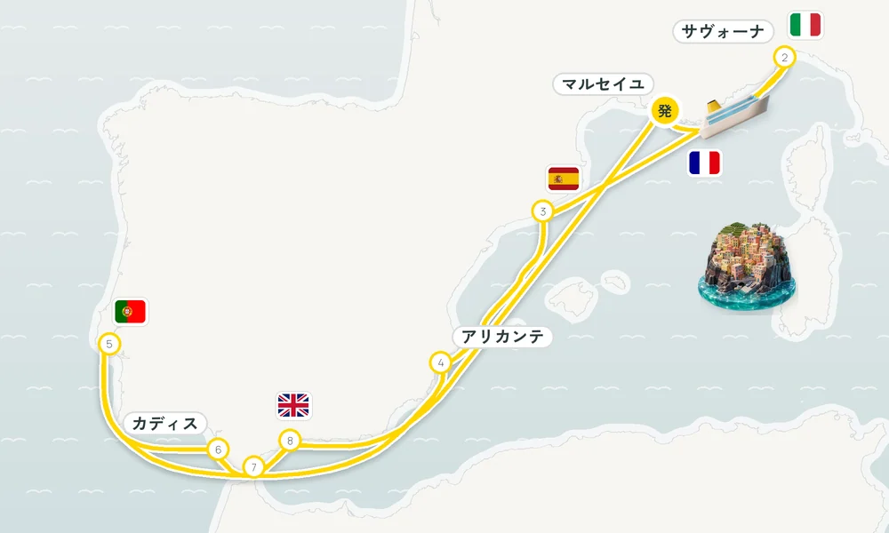 航路マップ