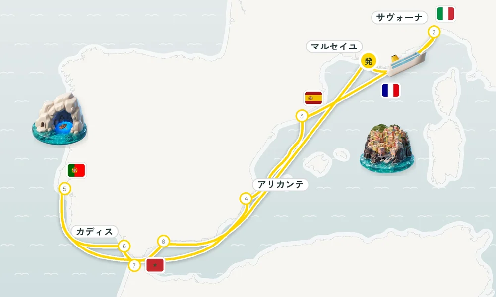 航路マップ