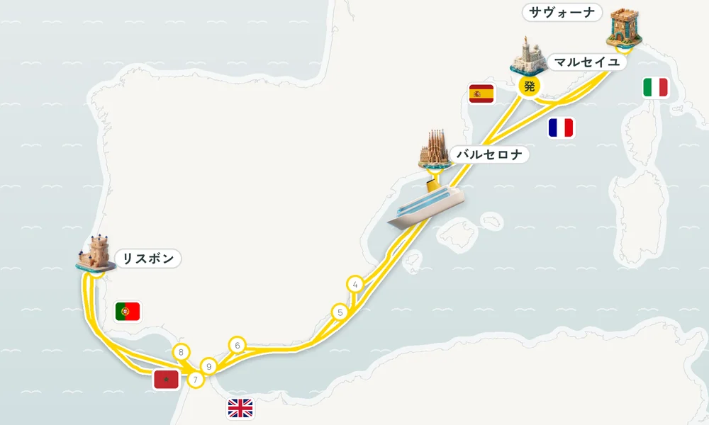 航路マップ