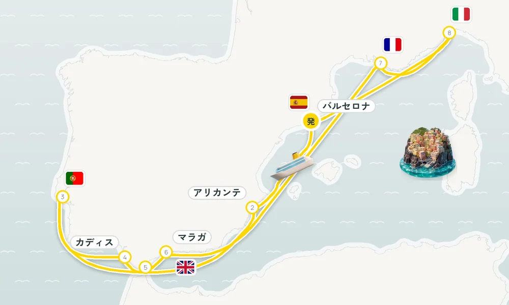航路マップ
