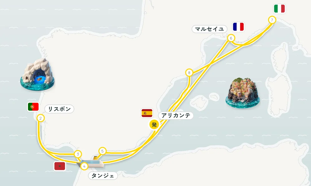 航路マップ