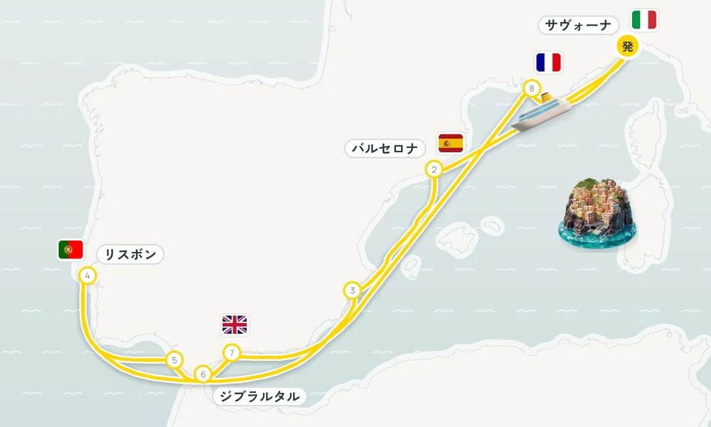 航路マップ