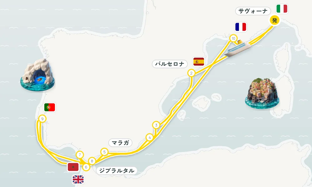 航路マップ